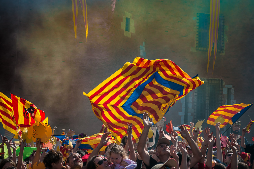 Perpignan: Demonstration in support of the Catalan Language