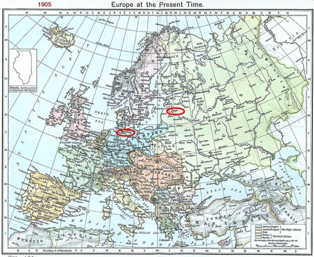 Riga to Hamburg; Capa and Blum